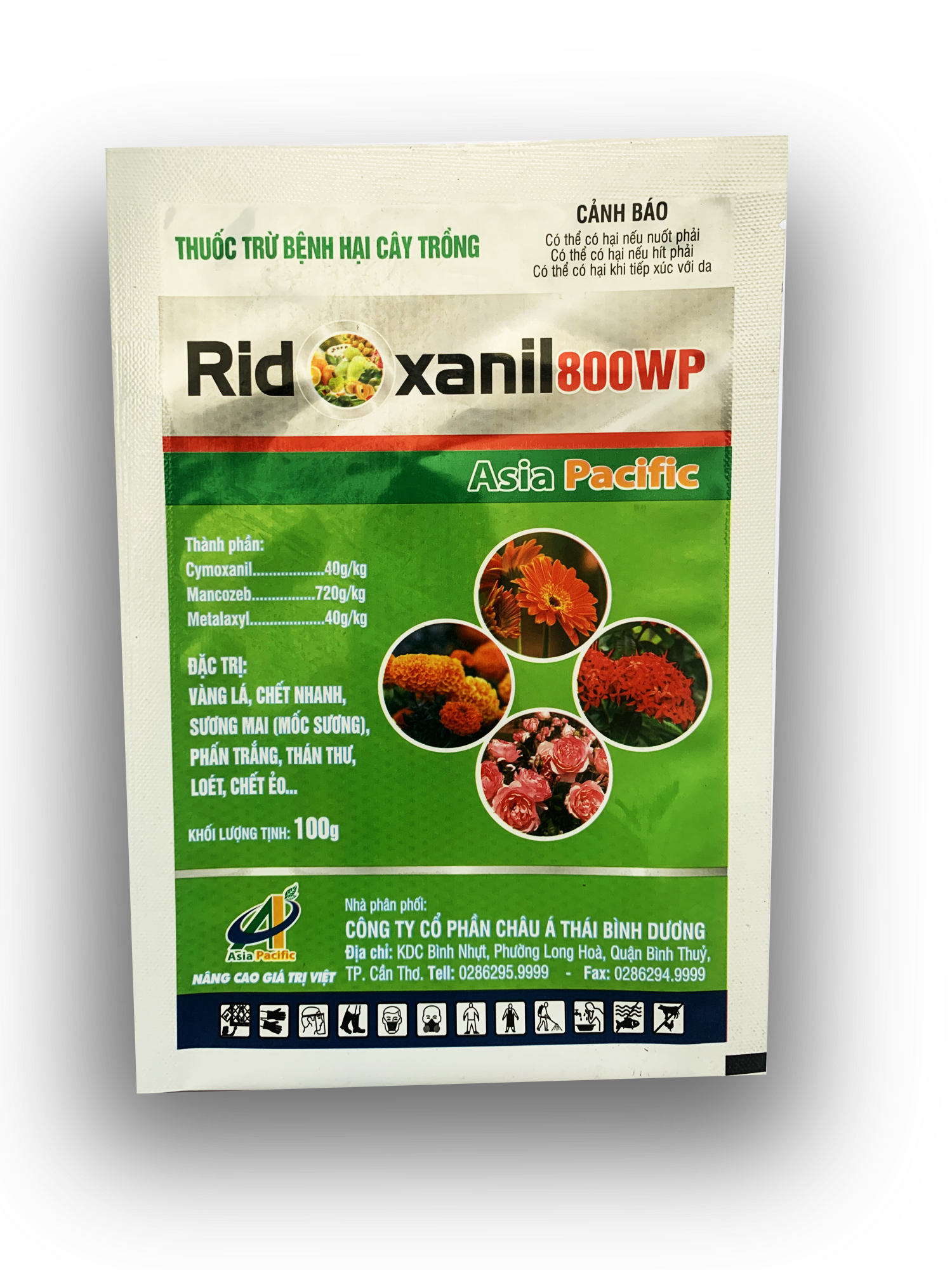 Thuốc trừ bênh Ridoxanil 800WP AP