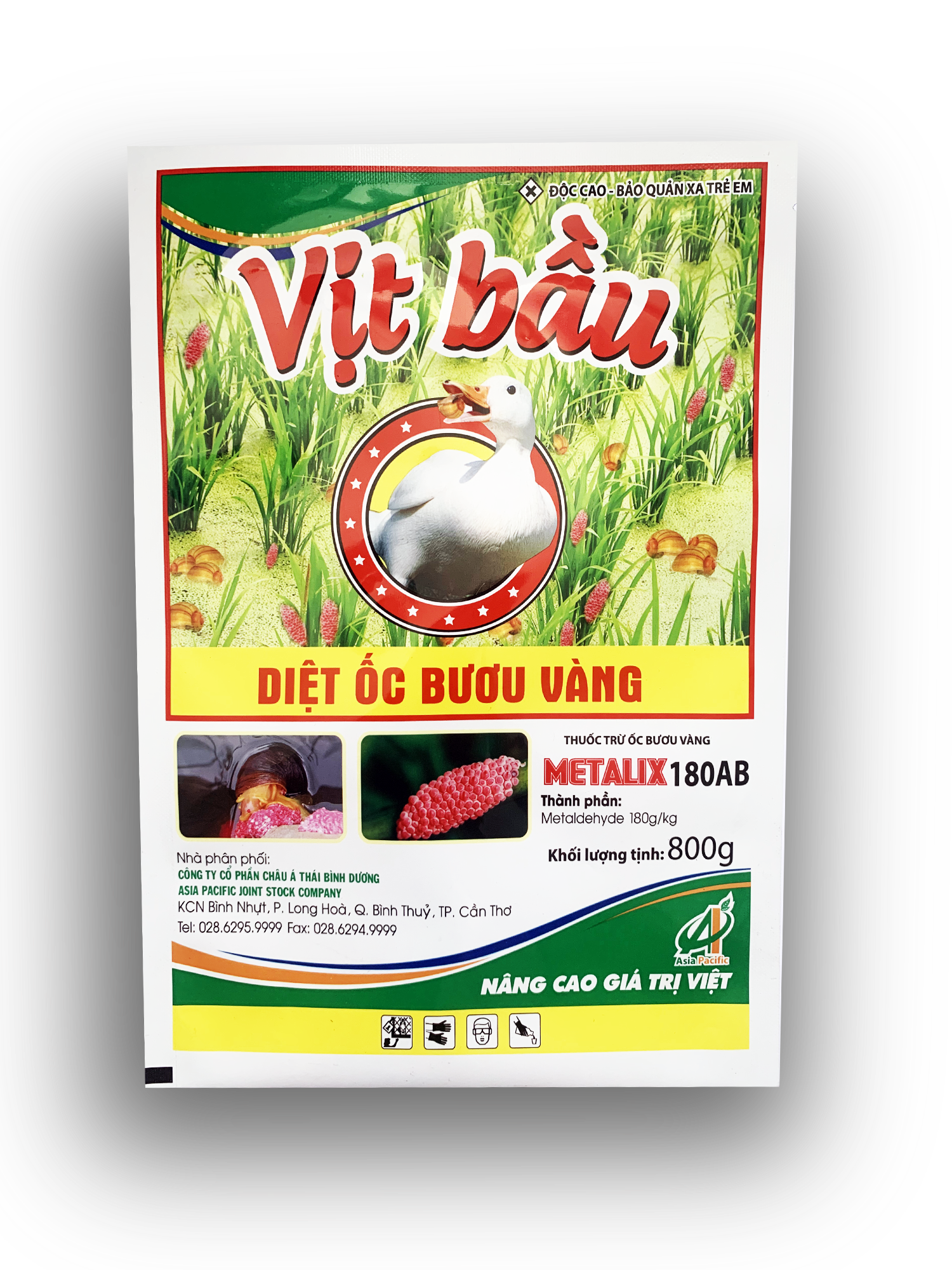 Thuốc trừ Ốc Bươu Vàng Metalix 180AB
